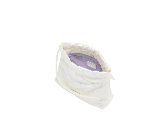Carlyn Carlyn Twee Mini In Polyeste-PU Pearl White - view 3