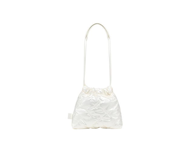 Carlyn Carlyn Twee Mini In Polyeste-PU Pearl White - view 4