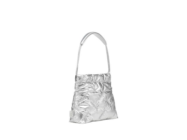 Carlyn Carlyn Twee Mini In Polyeste-PU Silver - view 2