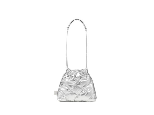 Carlyn Carlyn Twee Mini In Polyeste-PU Silver - view 4