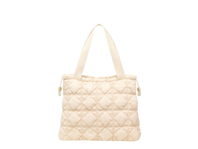 Carlyn Carlyn Weekender In Nylon With Gold Hardware Ivory - view 1