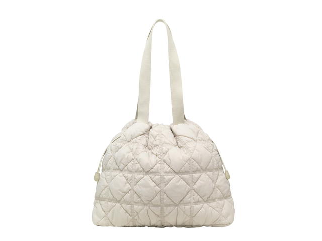 Carlyn Carlyn Weekender In Nylon With Silver Hardware Spring Gray - view 3
