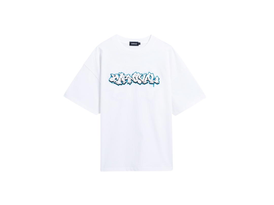 Carnival Carniva X Stash Graffiti Ovs T-Shirt White
