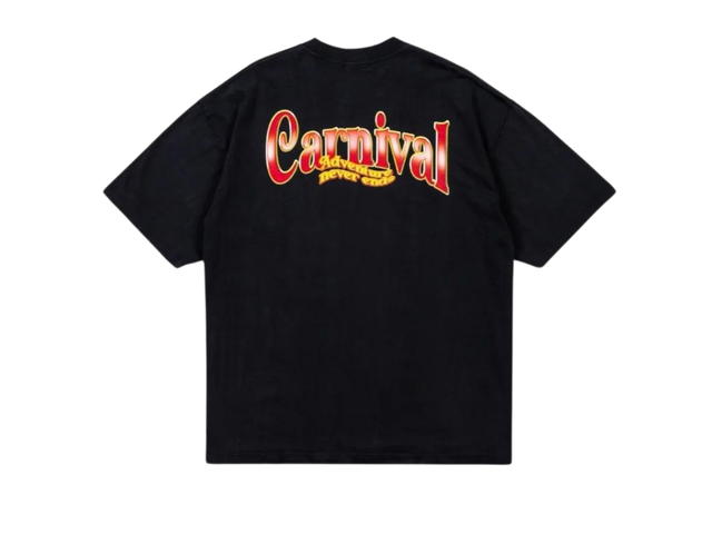 Carnival Carnival & Peter Pan Captain Hook Washed Ovs T-Shirt Black - view 2