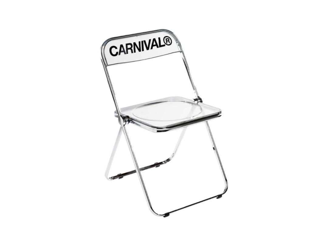 Carnival Carnival acrylic clear folding chair Clear