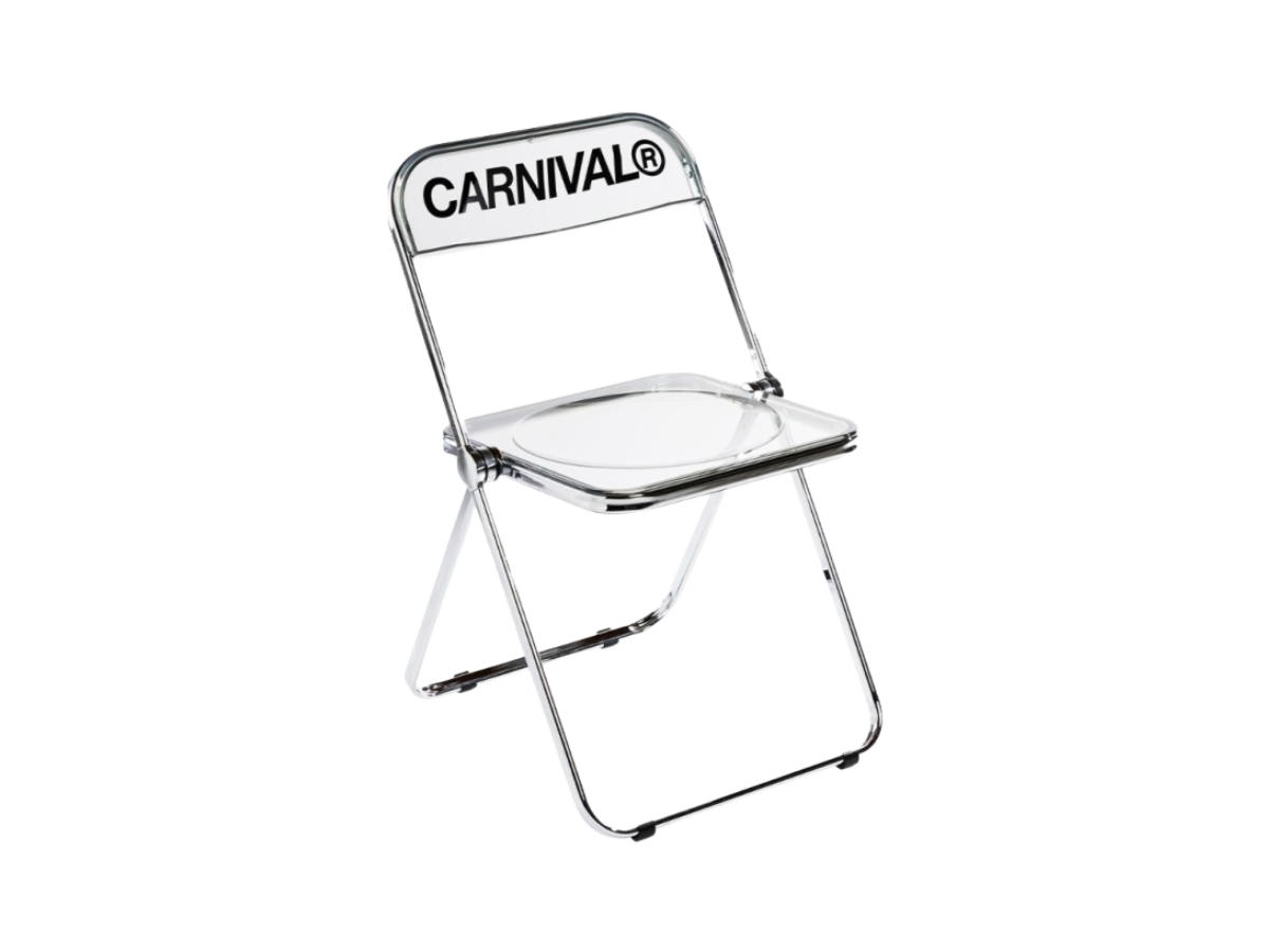 Carnival Carnival acrylic clear folding chair Clear