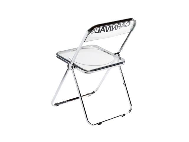 Carnival Carnival acrylic clear folding chair Clear - view 2