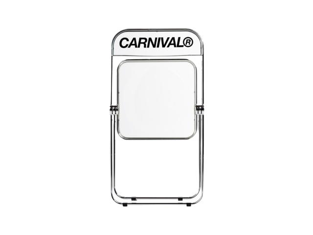 Carnival Carnival acrylic clear folding chair Clear - view 3