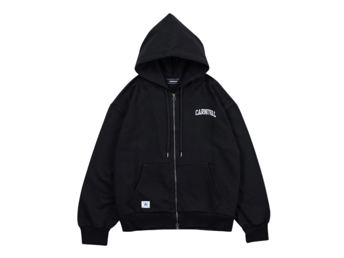 Carnival Carnival Arch Full Zip Hoodie Black