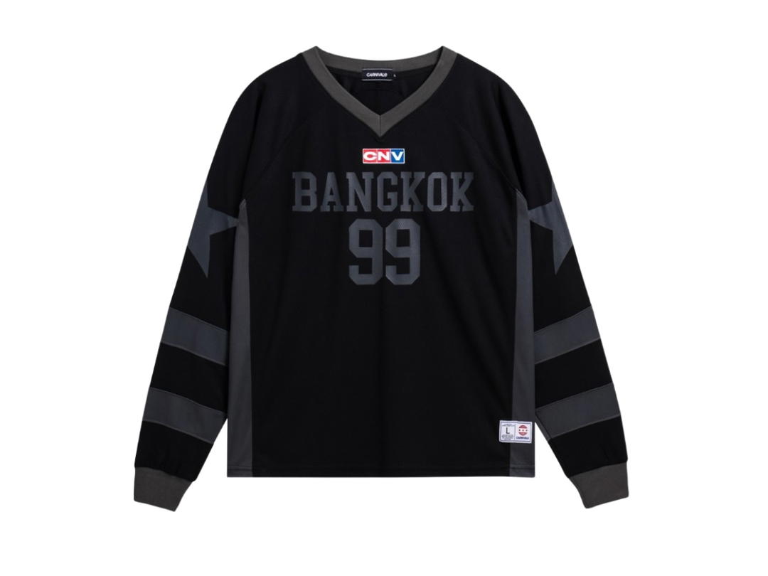 Carnival Carnival Bangkok Ls Football Jersey Black (FW24)
