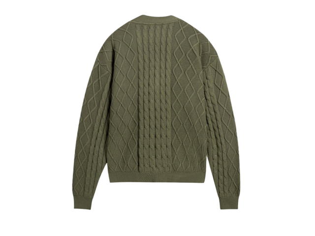 Carnival Carnival Cable Knit Cardigan Olive (FW24) - view 2