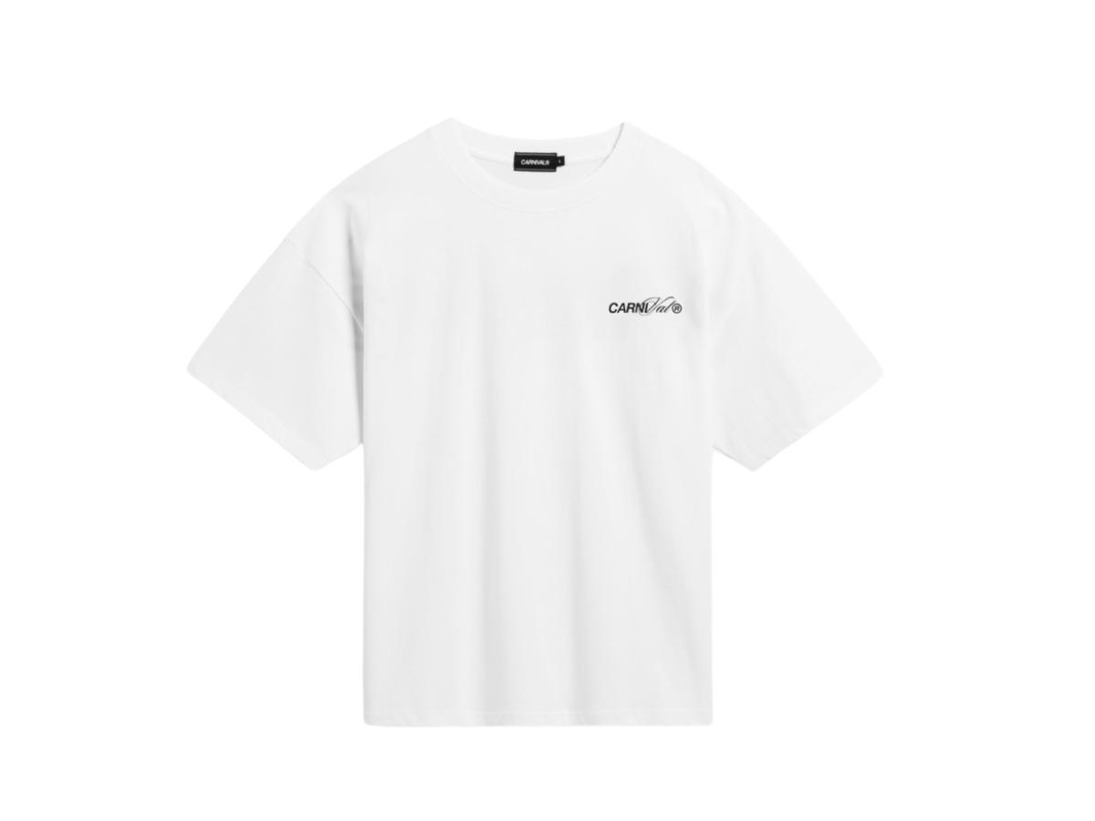 Carnival Carnival Calligraphy Logo Ovs T-Shirt White (FW24)