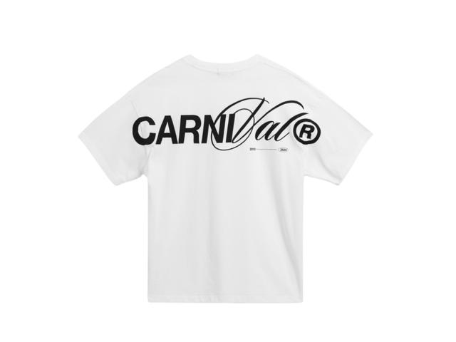 Carnival Carnival Calligraphy Logo Ovs T-Shirt White (FW24) - view 2