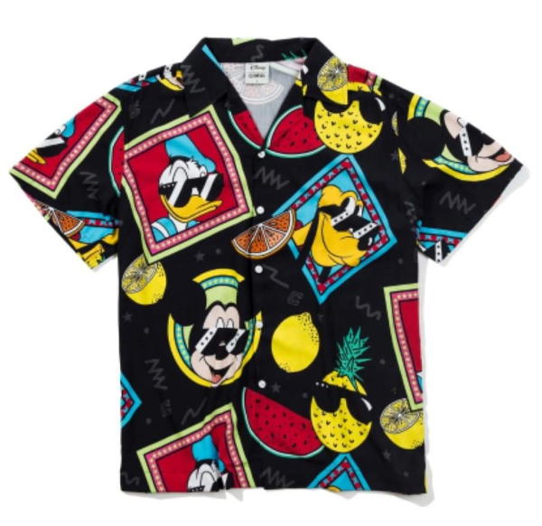 Carnival CARNIVAL X DISNEY DELICIOUS HAWAII SHIRT BLACK