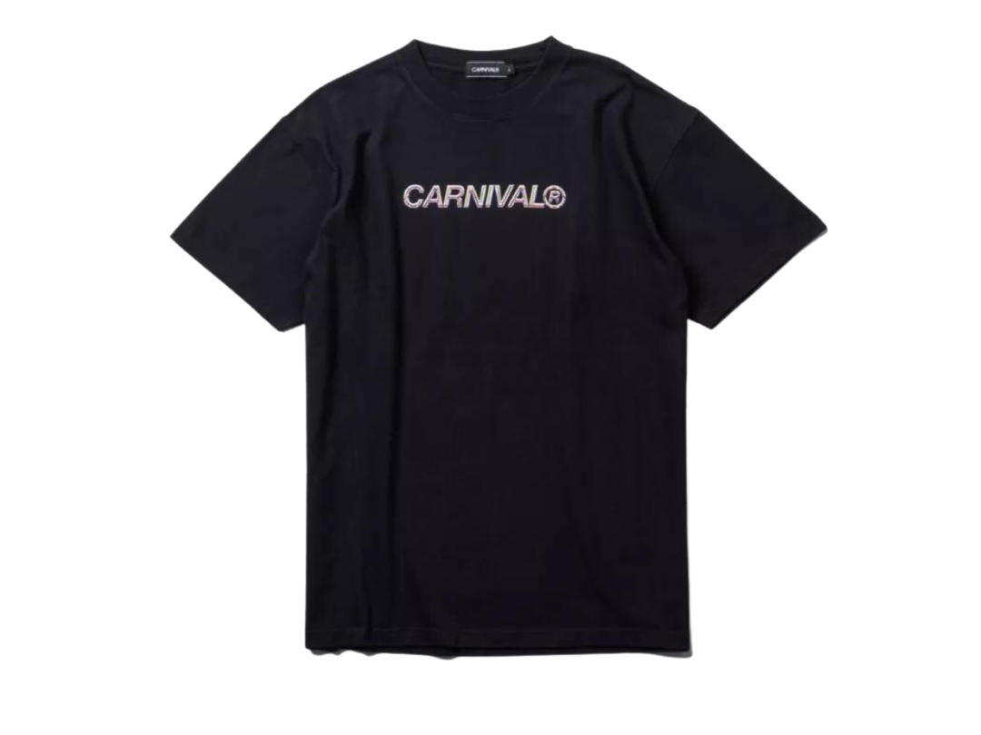 Carnival Carnival Chrome Logo T-Shirt Black SS23