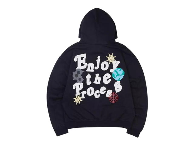 Carnival Carnival Enjoy The Process Washed Hoodie Black SS23 - view 2