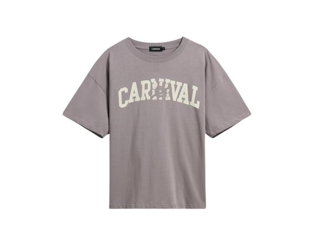 Carnival Carnival Gun Down Ovs T-shirt Taupe (FW24) - view 1