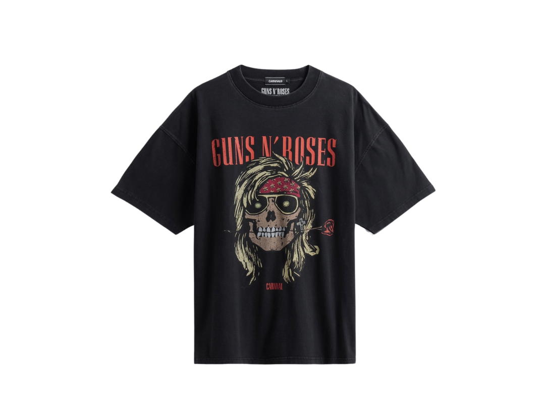 Carnival Carnival X Guns N Roses Duff Ovs Washed T-Shirt Black