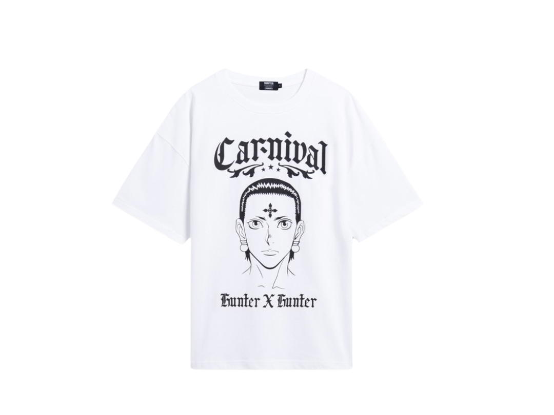 Carnival Carnival HUNTER x HUNTER CHROLLO FACE OVS T-SHIRT WHITE