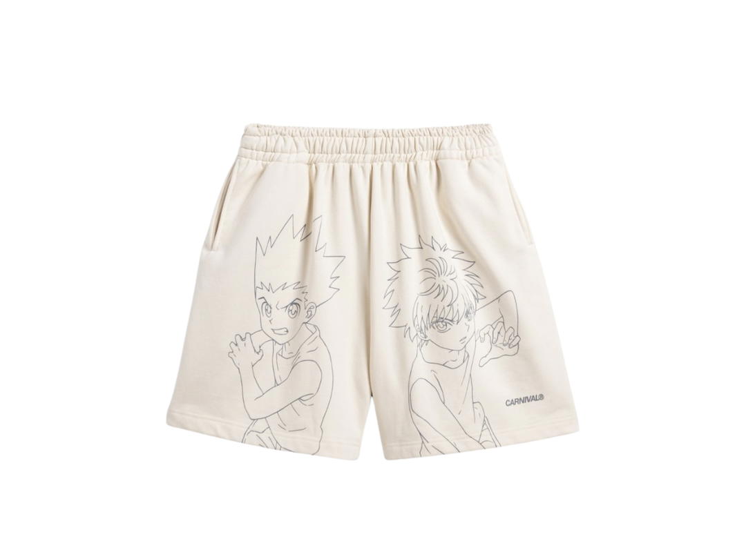Carnival Carnival Hunter X Hunter Duo Sweatshorts Cream