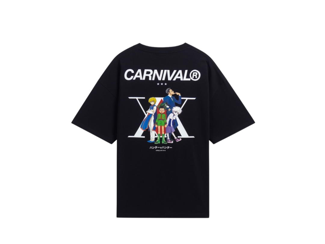 Carnival Carnival HUNTER x HUNTER GON CREW OVS T-SHIRTS BLACK