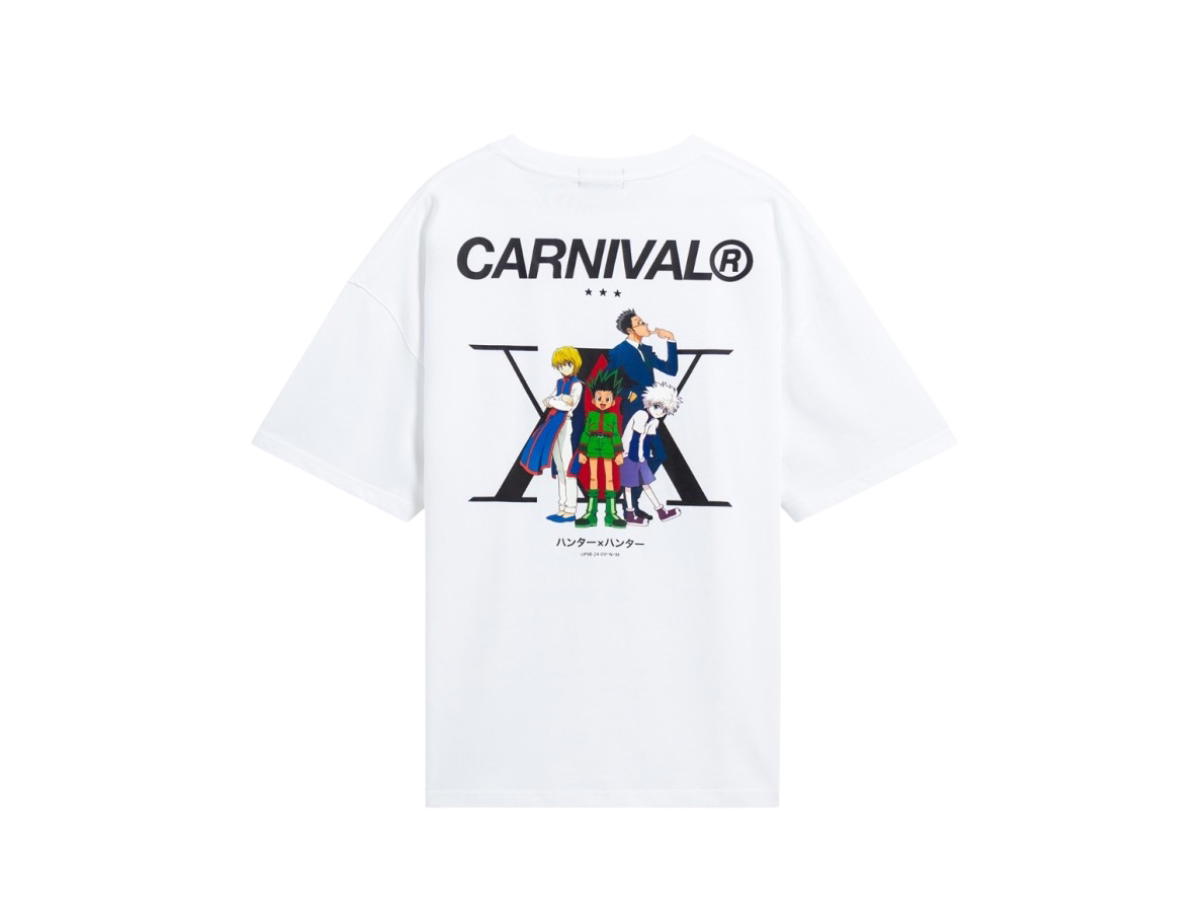 Carnival Carnival HUNTER x HUNTER GON CREW OVS T-SHIRTS WHITE