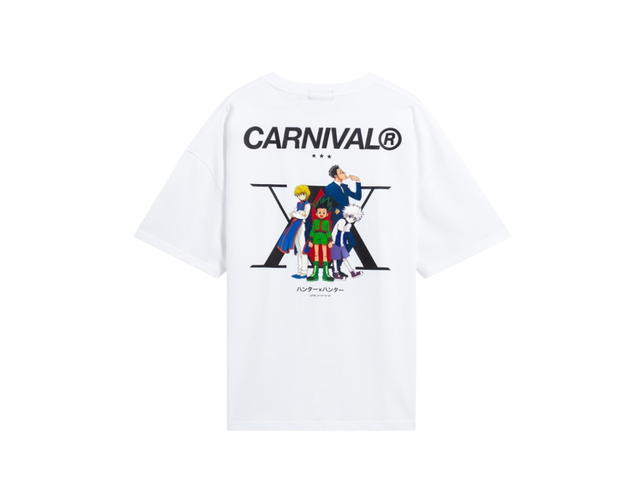 Carnival Carnival HUNTER x HUNTER GON CREW OVS T-SHIRTS WHITE - view 1