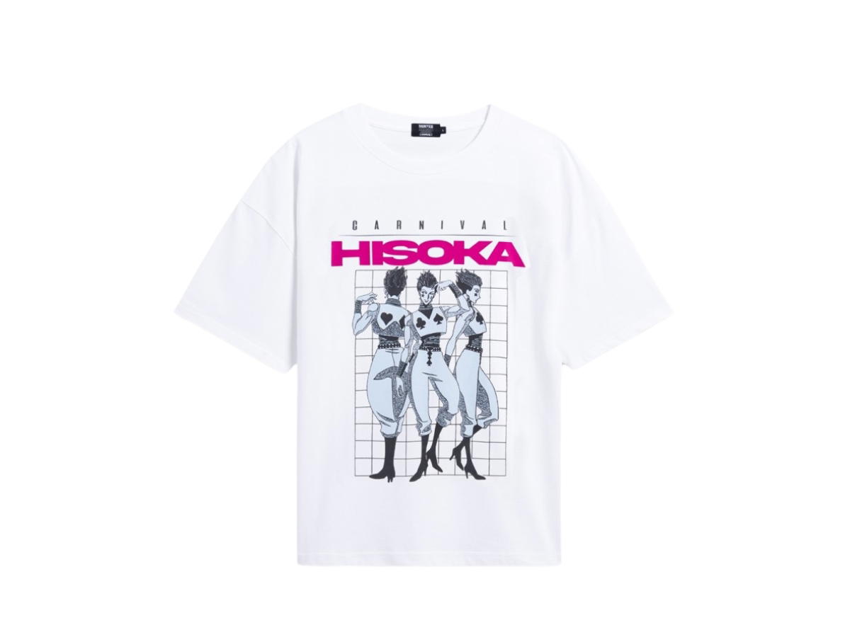 Carnival CARNIVAL HUNTER x HUNTER HISOKA POST OVS T-SHIRT WHITE