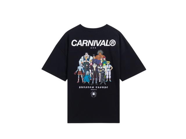 Carnival Carnival HUNTER x HUNTER PHANTOM TROUPE OVS T-SHIRT BLACK - view 1