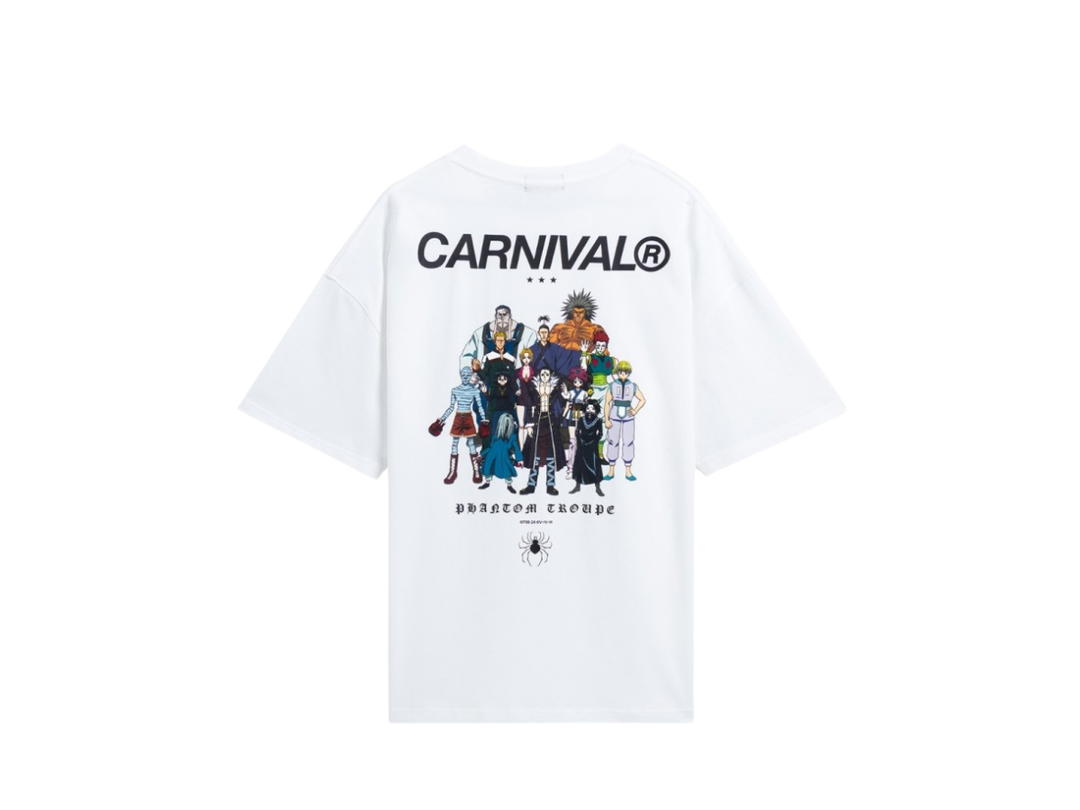 Carnival Carnival HUNTER x HUNTER PHANTOM TROUPE OVS T-SHIRT WHITE