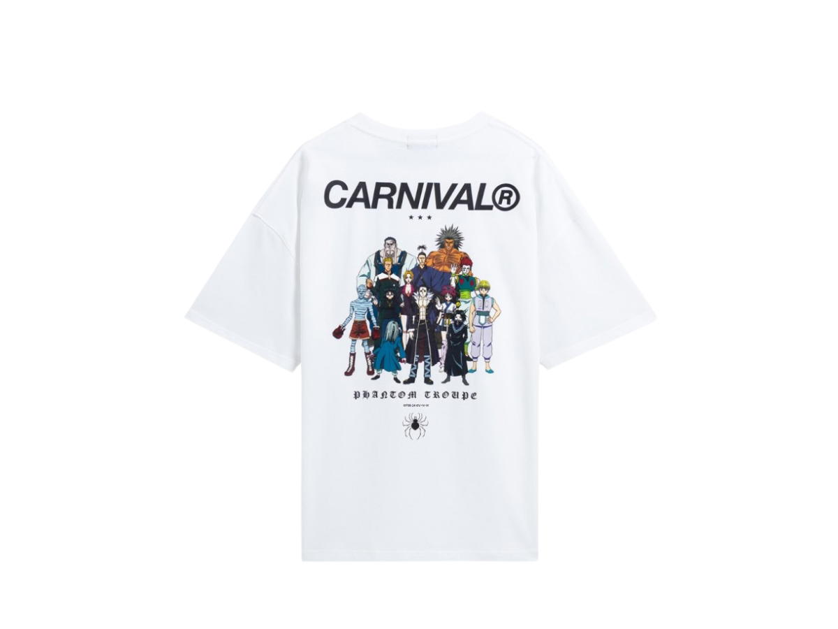 Carnival Carnival HUNTER x HUNTER PHANTOM TROUPE OVS T-SHIRT WHITE