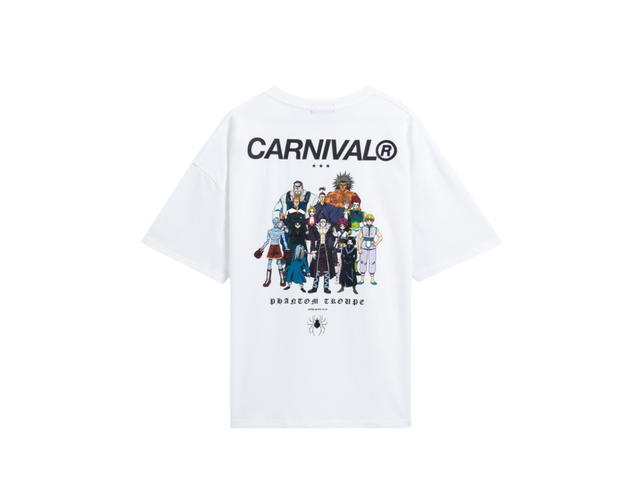 Carnival Carnival HUNTER x HUNTER PHANTOM TROUPE OVS T-SHIRT WHITE - view 1
