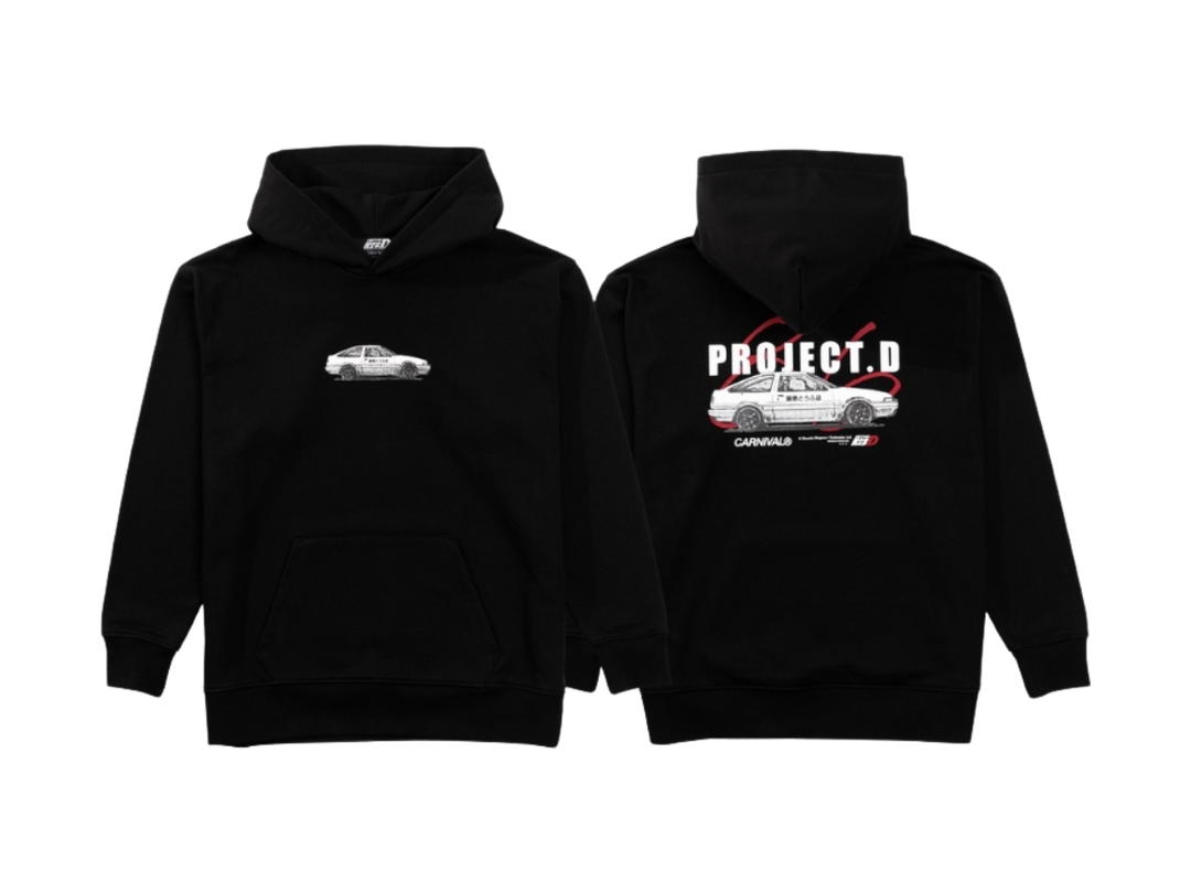 Carnival Carnival Initial D Project D Hoodie Black