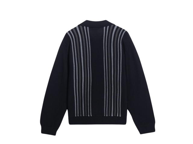 Carnival Carnival Knit Striped Rugby Shirt Black (FW24) - view 2