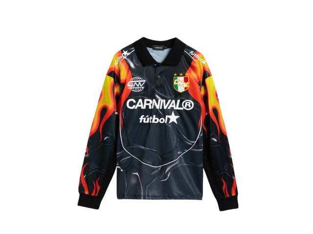 Carnival Carnival Liquid Metal LS Football Jersey Black (SS24) - view 1