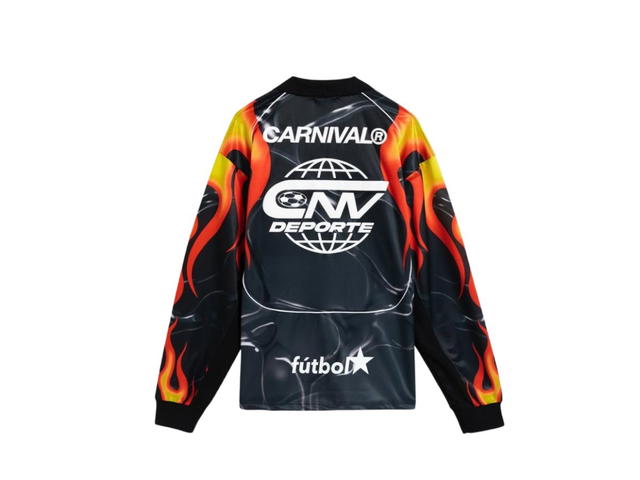 Carnival Carnival Liquid Metal LS Football Jersey Black (SS24) - view 2