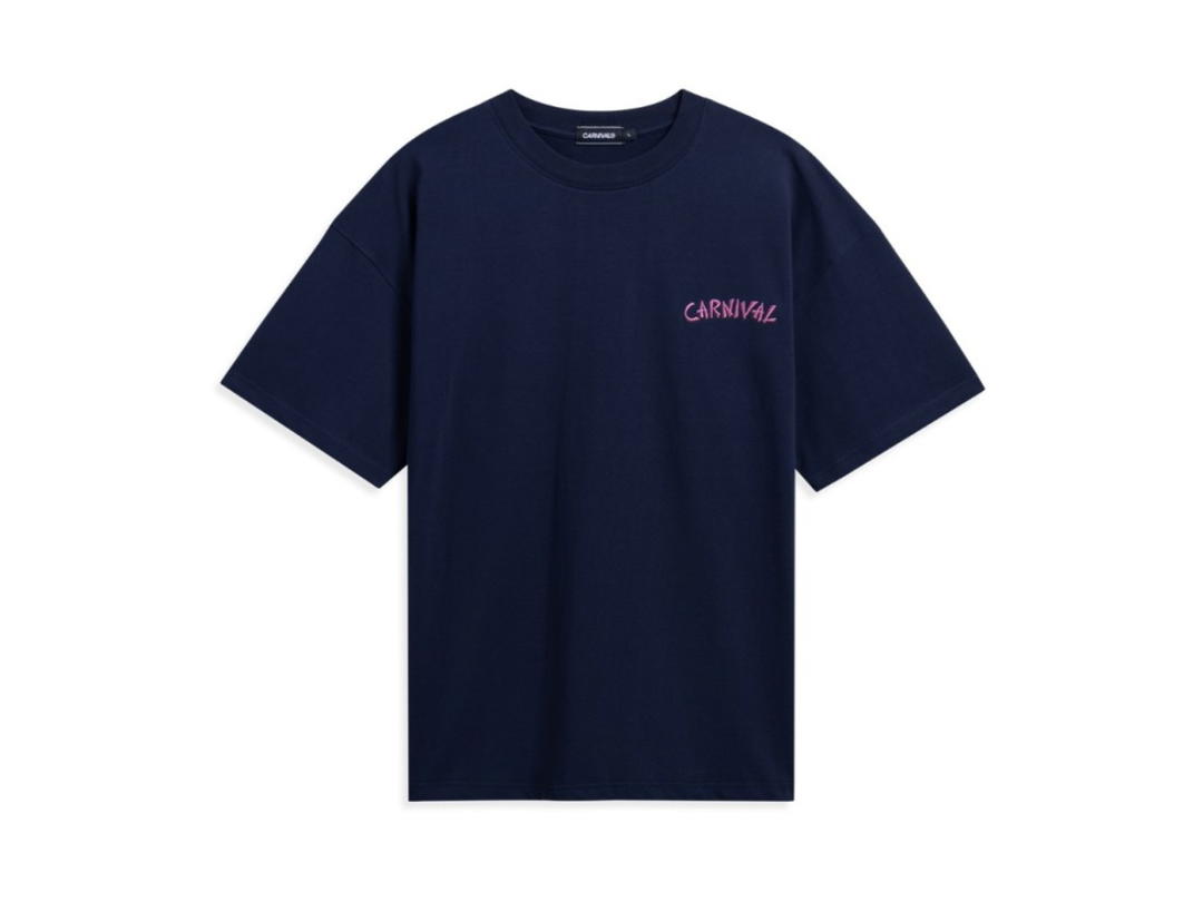Carnival Carnival Lost In Paradise Ovs T-shirt Navy (FW24)