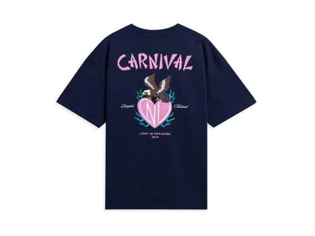 Carnival Carnival Lost In Paradise Ovs T-shirt Navy (FW24) - view 2
