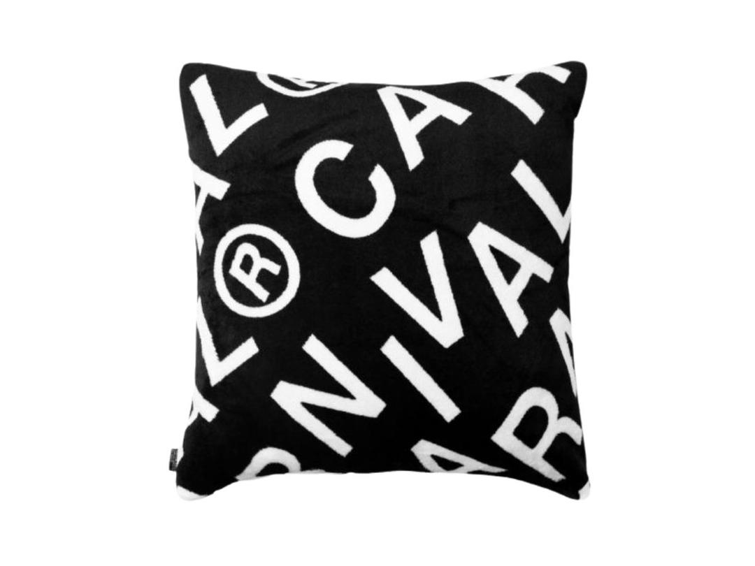 Carnival Carnival Monogram Pillow Black (FW22)
