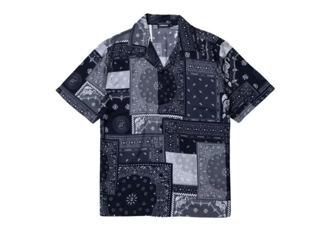 Carnival Carnival Paisley Hawaii Shirt Black - view 1