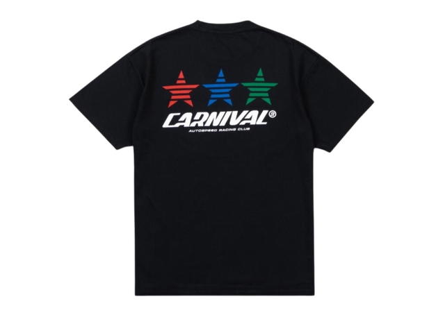 Carnival Carnival Racing Club Washed T-Shirt Black (FW23) - view 1
