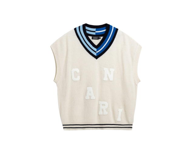 Carnival Carnival Scatter Knit Vest Cream (FW24) - view 1