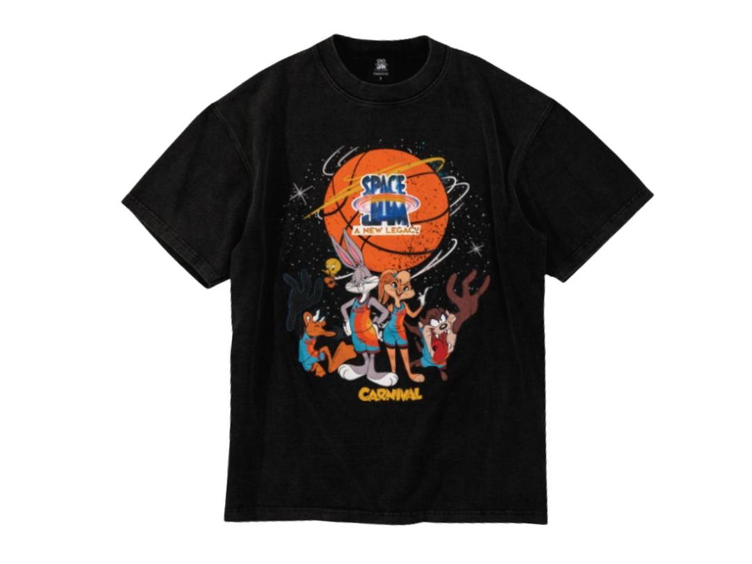 Carnival Carnival Space Jam Athletic T-Shirt Black