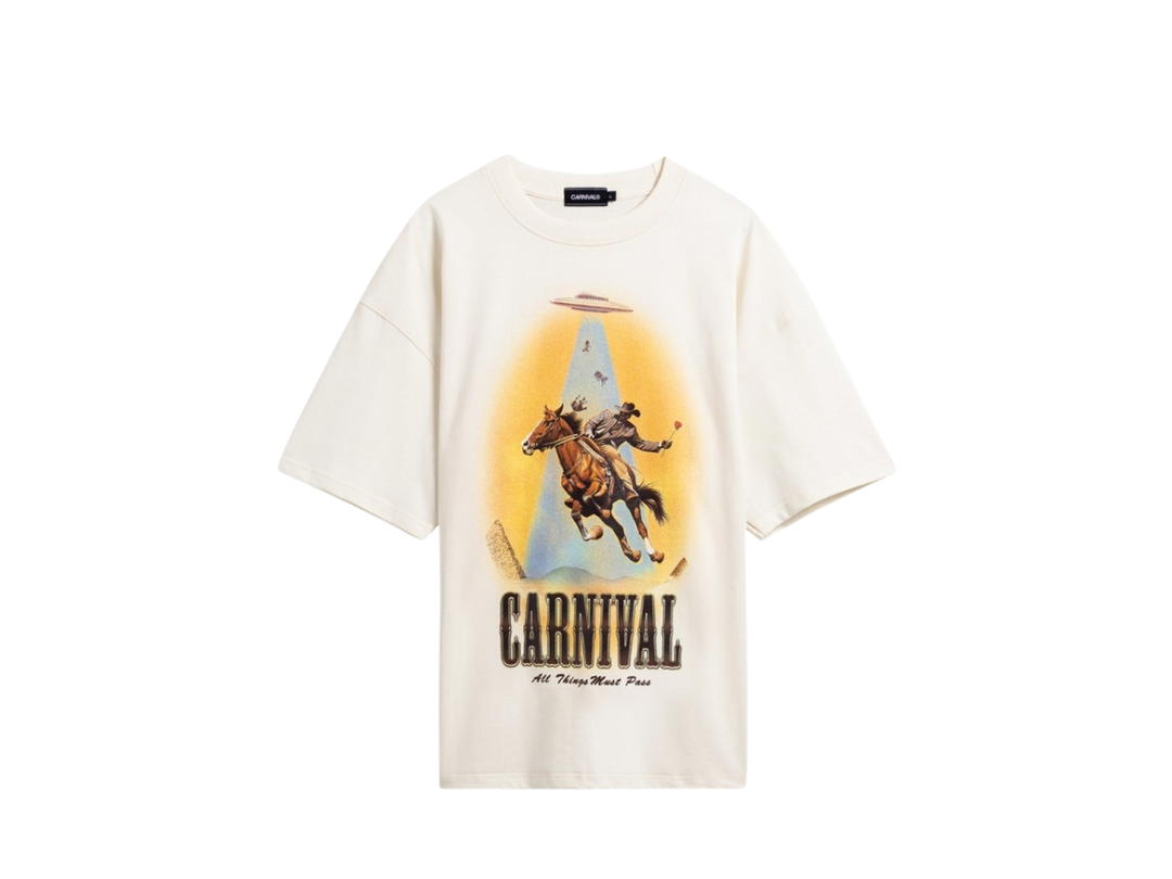 Carnival Carnival Western Romance Ovs T-Shirt Ivory (FW24)