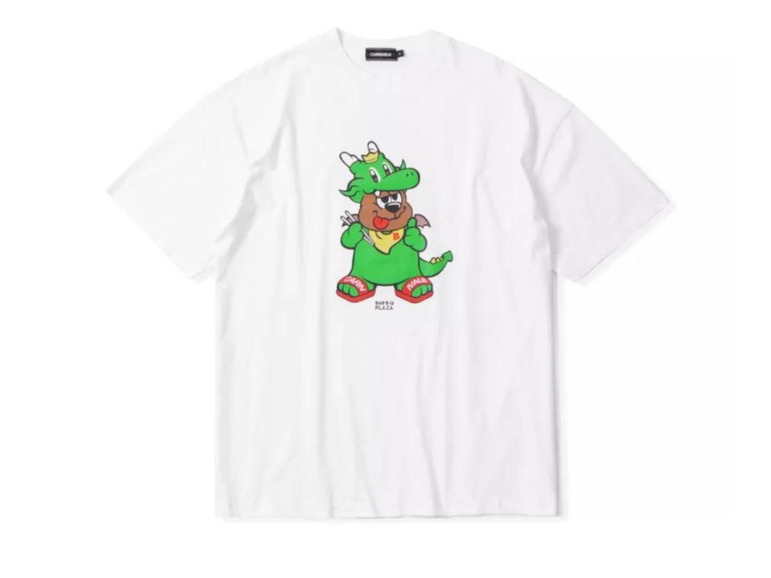 Carnival Carnival X Bar B Q Plaza Mascot OVS T-Shirt White