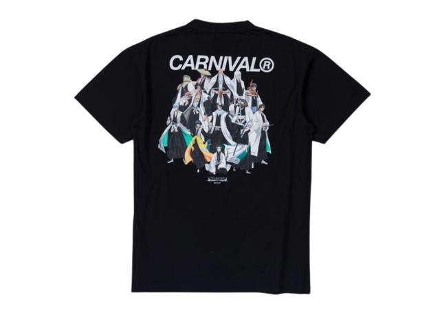 Carnival Carnival X Bleach Gotei 13 T-Shirt Black - view 2