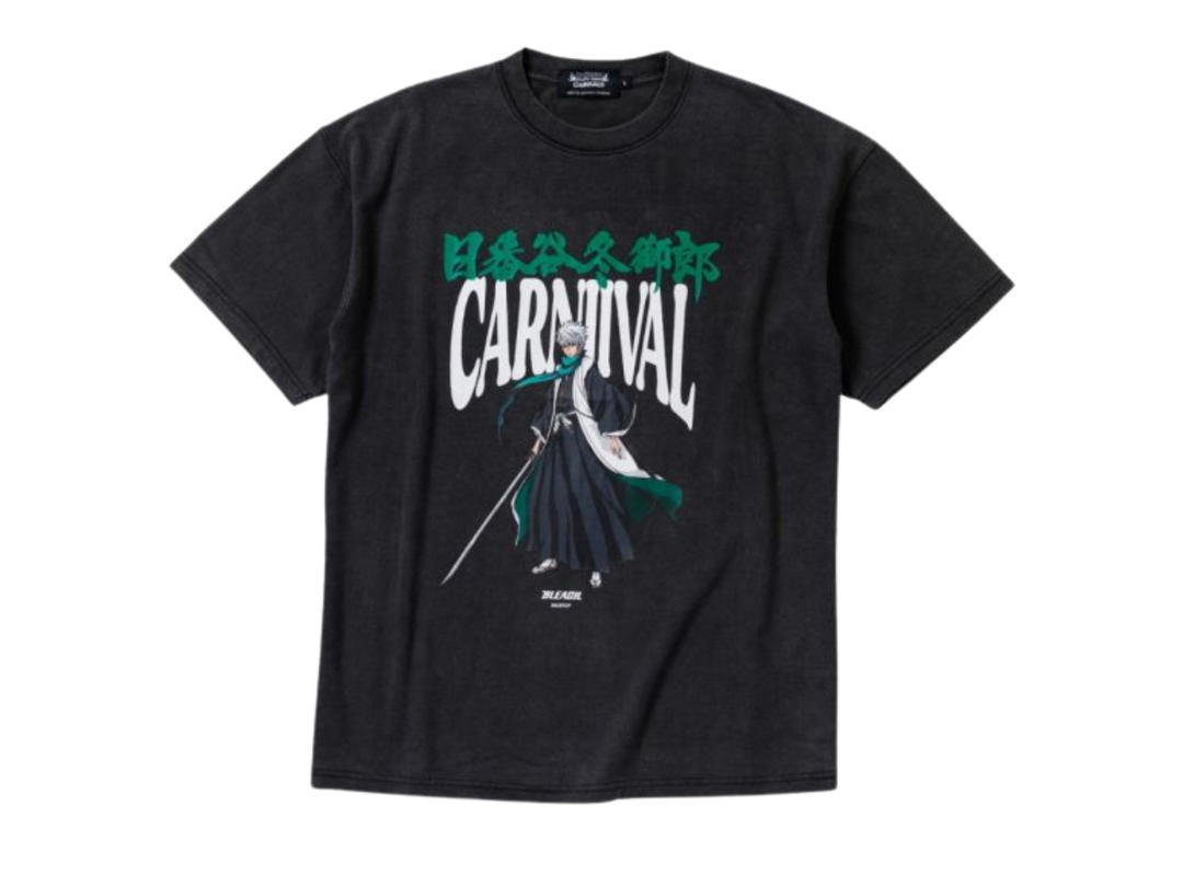 Carnival Carnival X Bleach Hitsugaya Oversized Washed T-Shirt Black