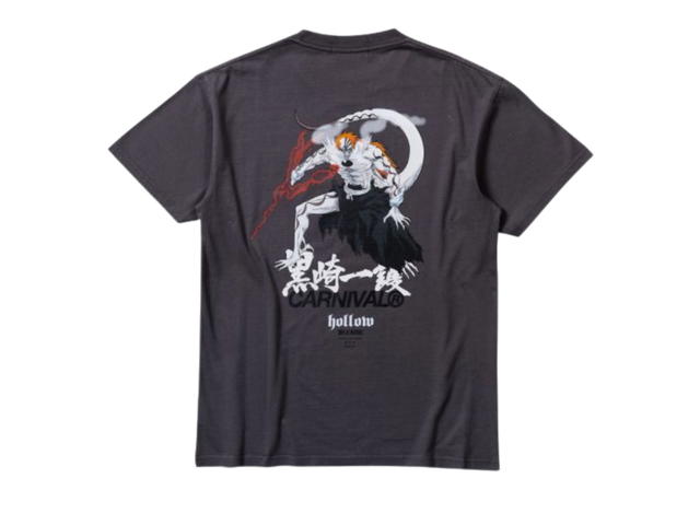 Carnival Carnival X Bleach Ichigo Hollow Washed T-Shirt Grey - view 2