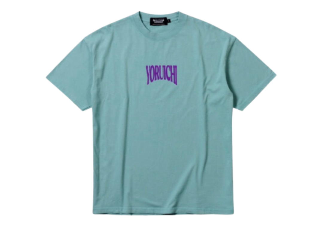 Carnival Carnival X Bleach Yoruichi Oversized Washed T-Shirt Granite Green
