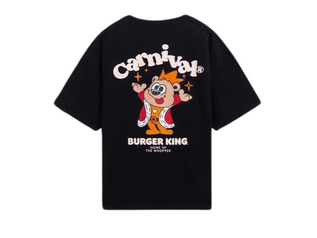 Carnival Carnival X Burger King Bernie Ovs T-Shirt Black - view 2